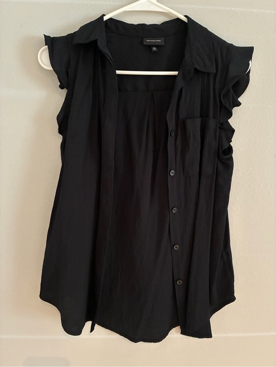 Who What Wear Tops - Who What Wear Black Top - XS Brand Label Detail